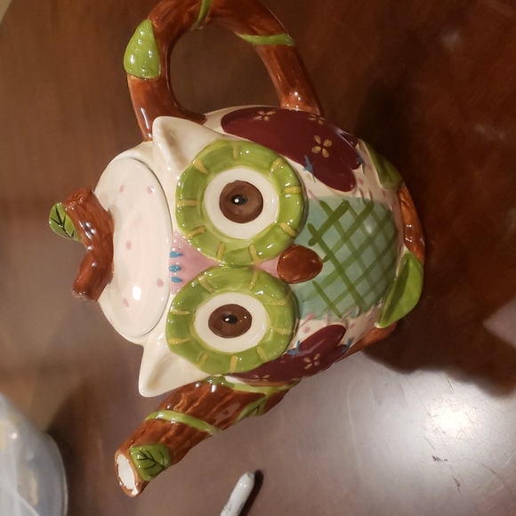 Pier 1 imports owl tea pot